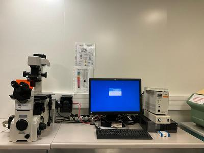 Overzichtsfoto van NIKON Eclipse TE2000-U Microscope inversé